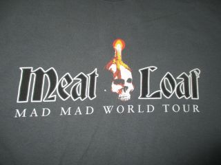 2012 Meat Loaf " Mad Mad " World Concert Tour (xl) T - Shirt
