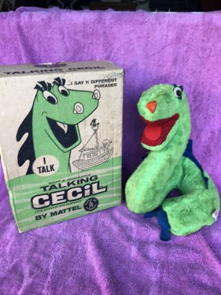 Talking Cecil The Sea - Serpent Stuffy - Beany 