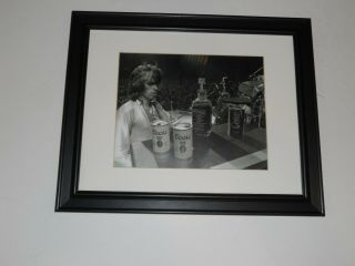 Rolling Stones Keith Richards On Stage Coors,  Jack,  Coke 1972 Pic Framed 14 " X17 "