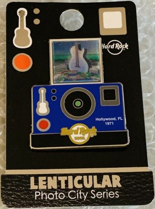 Hard Rock Hotel Hollywood 2020 Lenticular Photo Camera Series Pin On Card