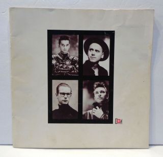 Vintage 1988 Depeche Mode Music For The Masses Tour Program Book