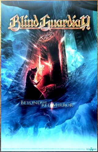 Blind Guardian Beyond The Red Mirror Ltd Ed Rare Tour Poster,  Metal Poster