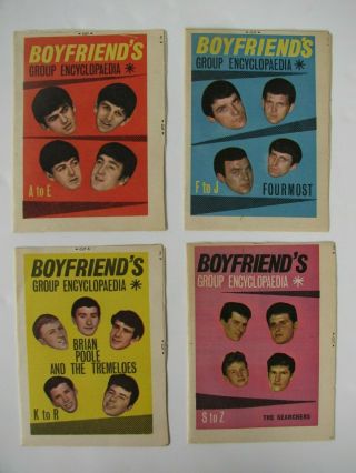 The Beatles Set Of All Four Boyfriend Encyclopedias,  Rare