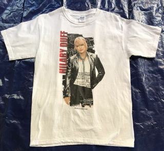 Hilary Duff Shirt Most Wanted Tour 2004 Medium Pre - Owned
