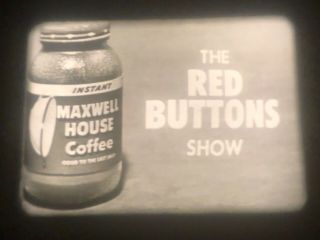 16mm Tv “the Red Buttons Show”,  Cbs Network Print,  Commercials 1950s