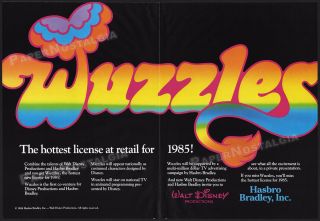 The Wuzzles_orig.  1984 Trade Promo Ad / 4pg Licensing Supplement_disney_hasbro