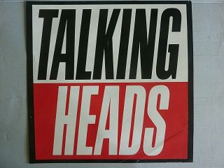 Rare Talking Heads True Stories 1986 Vintage Music Store Promo Poster