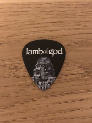 Lamb Of God 2020 Europe Guitar Pick Mark Morton Log
