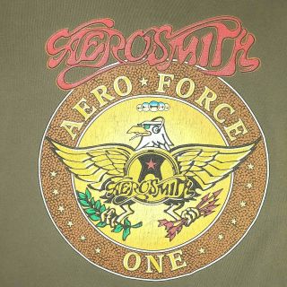 Vtg 1999 Aerosmith Aero Force One Tour Concert T - Shirt Large 90 ' s Classic Rock 3