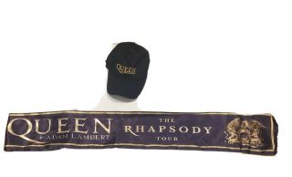 Queen Adam Lambert Rhapsody Tour Hat And Scarf
