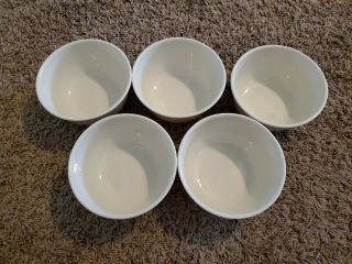 (5) Corelle Sandstone Soup/cereal Bowl 6 1/4 X 3 "