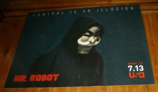 Mr Robot Usa Network Tv 5ft Subway Poster 3 F Society Fsociety