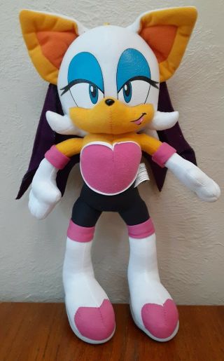 Rouge The Bat Sega Sonic The Hedgehog Plush Doll Video Game Figure