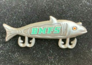 Billy Strings Bmfs Shark Fishing Lure Limited Edition Hat Pin Glow In The Dark