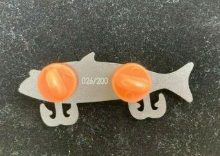 BILLY STRINGS BMFS Shark Fishing Lure Limited Edition Hat Pin Glow In The Dark 2