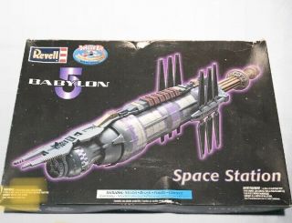 1998/1999 Revell Babylon 5 Space Station Opened Model Kit