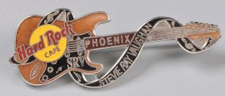 Rare Hard Rock Cafe Phoenix Stevie Ray Vaughan Pin Pinback Dead Rocker Serie Srv