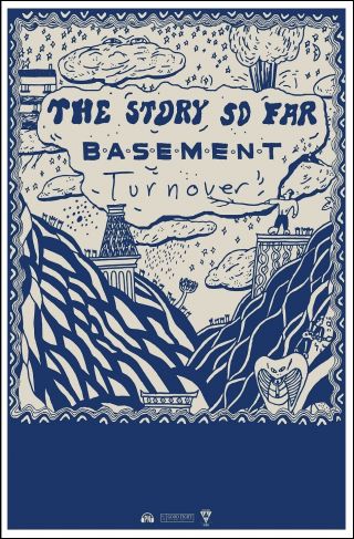 The Story So Far | Basement Tour Ltd Ed Rare Poster,  Rock Punk Poster