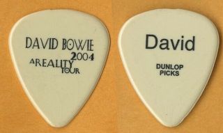 David Bowie 2004 A Reality Concert Tour Guitar Pick