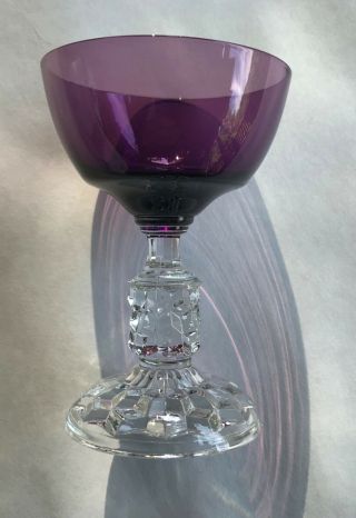 Fostoria American Lady 5056 Amethyst/ Purple Cocktail 3.  5oz 3
