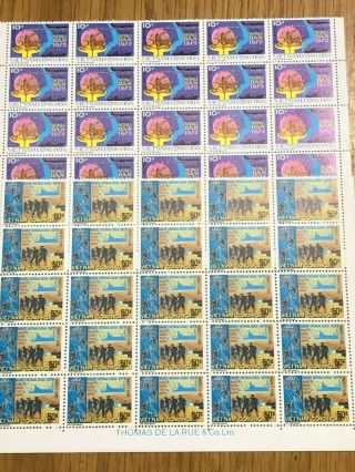 South Viet Nam 25 Set Stamps 2 Sheet Mhn Agriculture Day /1975 /02 Pcs 03 Photo