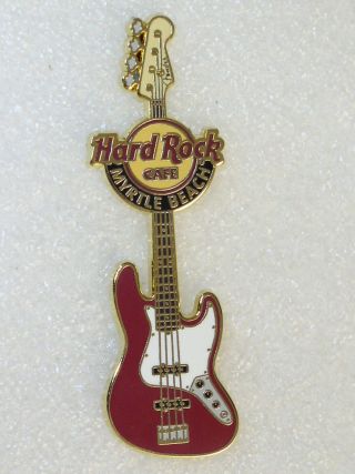 Myrtle Beach,  Hard Rock Cafe Pin,  Fender Era Guitar Red