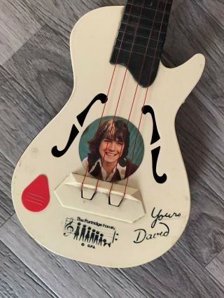 David Cassidy Partridge Family Vintage Guitar With Pick