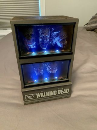 Limited Edition Walking Dead Season 3 Blu Ray Walker Fish Tank No Discs Rare