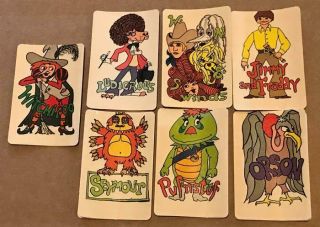 H.  R.  Pufnstuf Vintage Set Of 7 Mini - Decals/patches Sid & Marty Krofft 1969