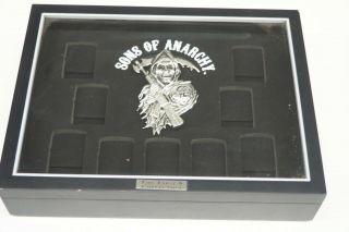 Rare Limited Edition Sons Of Anarchy Zippo Lighter Storage Case