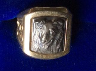 Rare Lassie Friendship Ring With Case.