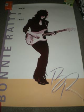 Bonnie Raitt - Nick Of Time Promo Poster - 1989 - 24 " X 36 "