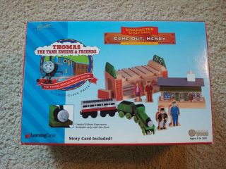 Rare 1998 Come Out,  Henry Thomas The Tank Engine & Friends Wooden Railway
