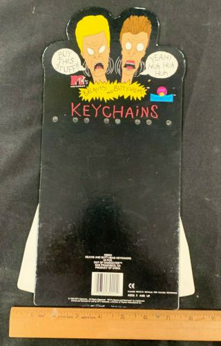 1993 Mtvs Beavis Butt - Head Out Of Character Key - Chains Display Stand 7720