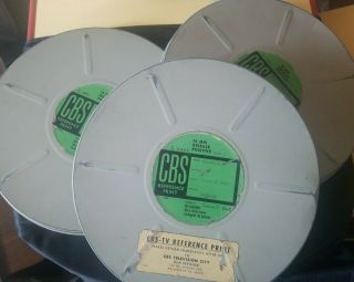 Rare 1957 Cbs " Playhouse 90 " Clash By Night - Studio Film Reel 16mm Part 1,  2 & 3