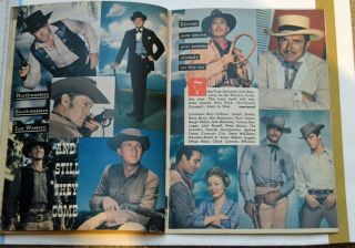 Pristine - 1958 Fall Preview Tv Guide - " Year Of The Western " - Mcqueen,  Connors