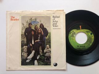 The Beatles,  45 Picture Cover The Ballad Of John And Yoko