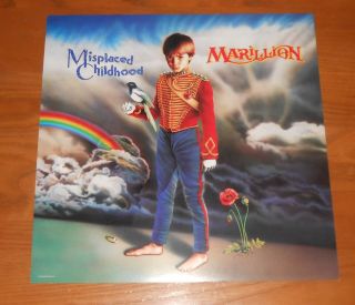 Marillion Misplaced Childhood Poster 2 - Sided Flat Square 1985 Promo 12x12 Rare