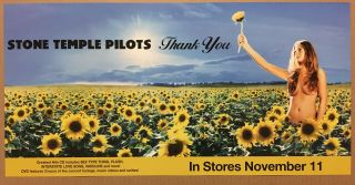 Scott Weiland Stone Temple Pilots Rare 2003 Promo Poster For Thank Cd 24x12