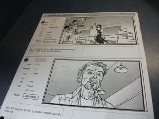 Supernatural - Tv Series - Storyboard Page 3 From The Episode " We Happy Few "
