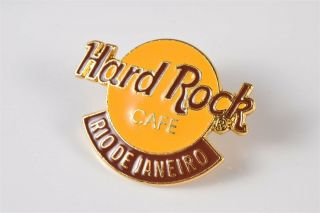 Vintage Old Stock Hard Rock Cafe Lapel/hat Pin Rio De Janeiro Brazil