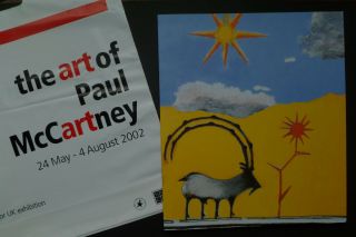 2002 Paul Mccartney Art Exhibition Programme Egypt Station Liverpool Gallery