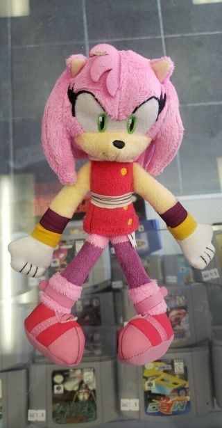 Tomy Sega Sonic Boom Sonic The Hedgehog Amy Rose Plush