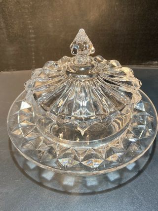 Vintage Shannon Crystal By Godinger Dublin Ireland Crystal Covered Dish