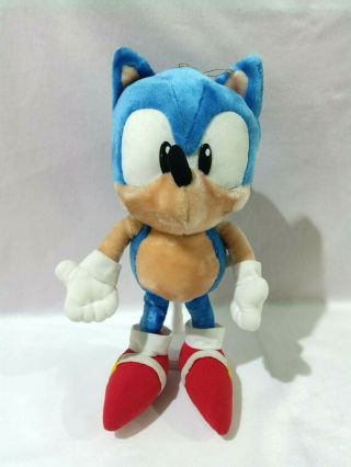 Japan Sega Sonic The Hedgehog Pale Big 15 " Fuzzy Plush Toy 1998