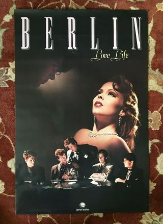 Berlin Love Life Rare Promotional Poster Terri Nunn