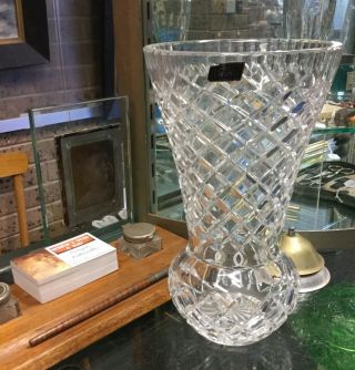 Vintage Crystal Vase Made In Poland