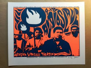 Audioslave 2005 Concert Poster - Houston,  Tx - Jermaine Rogers Signed A/p