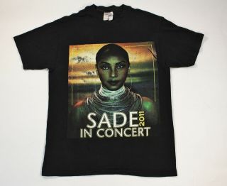 2011 Sade John Legend Concert Tour Double Sided Band R&b Rap Shirt Medium