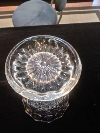 Fostoria American Large Flared Glass Flower Vase,  Clear,  Elegant, 3